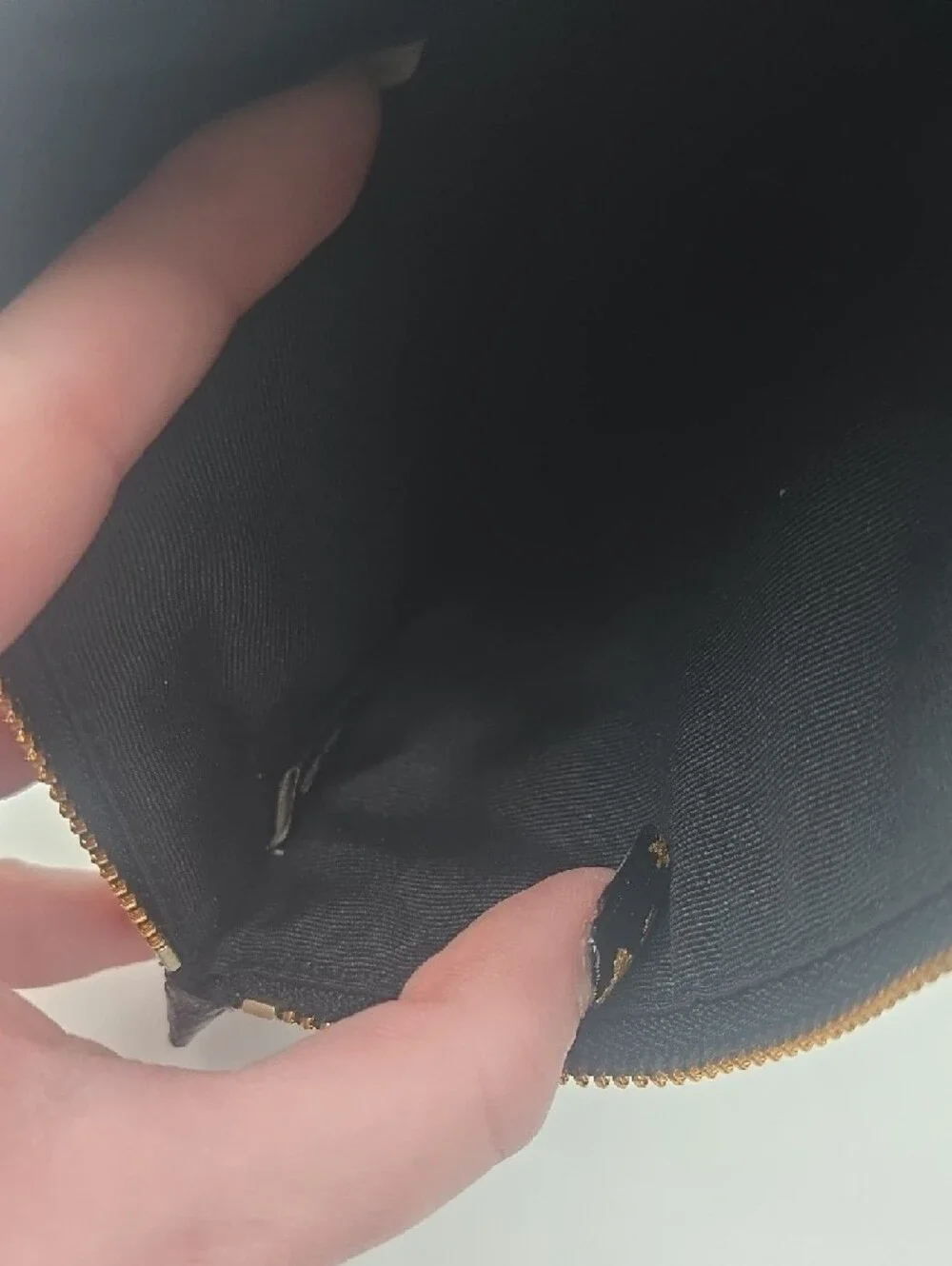 Coach Brown Signature Mono Long Zip Clutch/Phone Holder W Gold Hardware (NWOT)✨️ - Picture 10 of 11